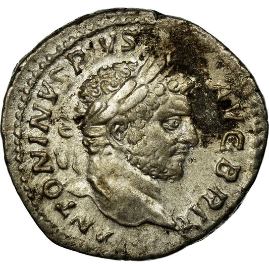 Acuñar, 
  
  Caracalla, 
  
  Denario