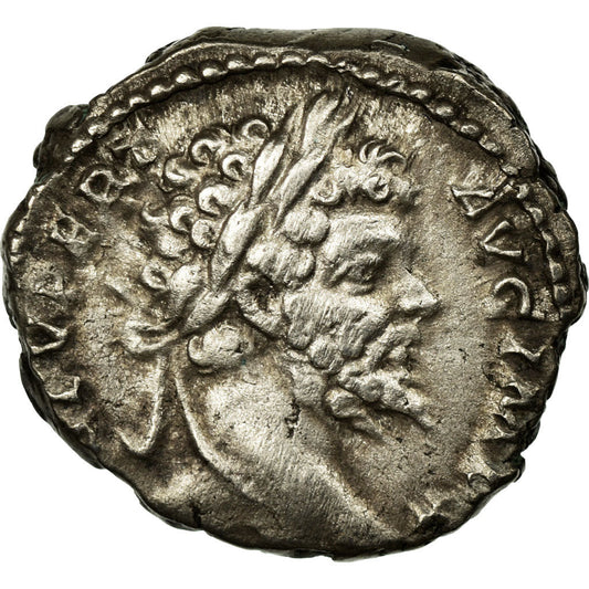 Acuñar, 
  
  Septimio Severo, 
  
  Denario
