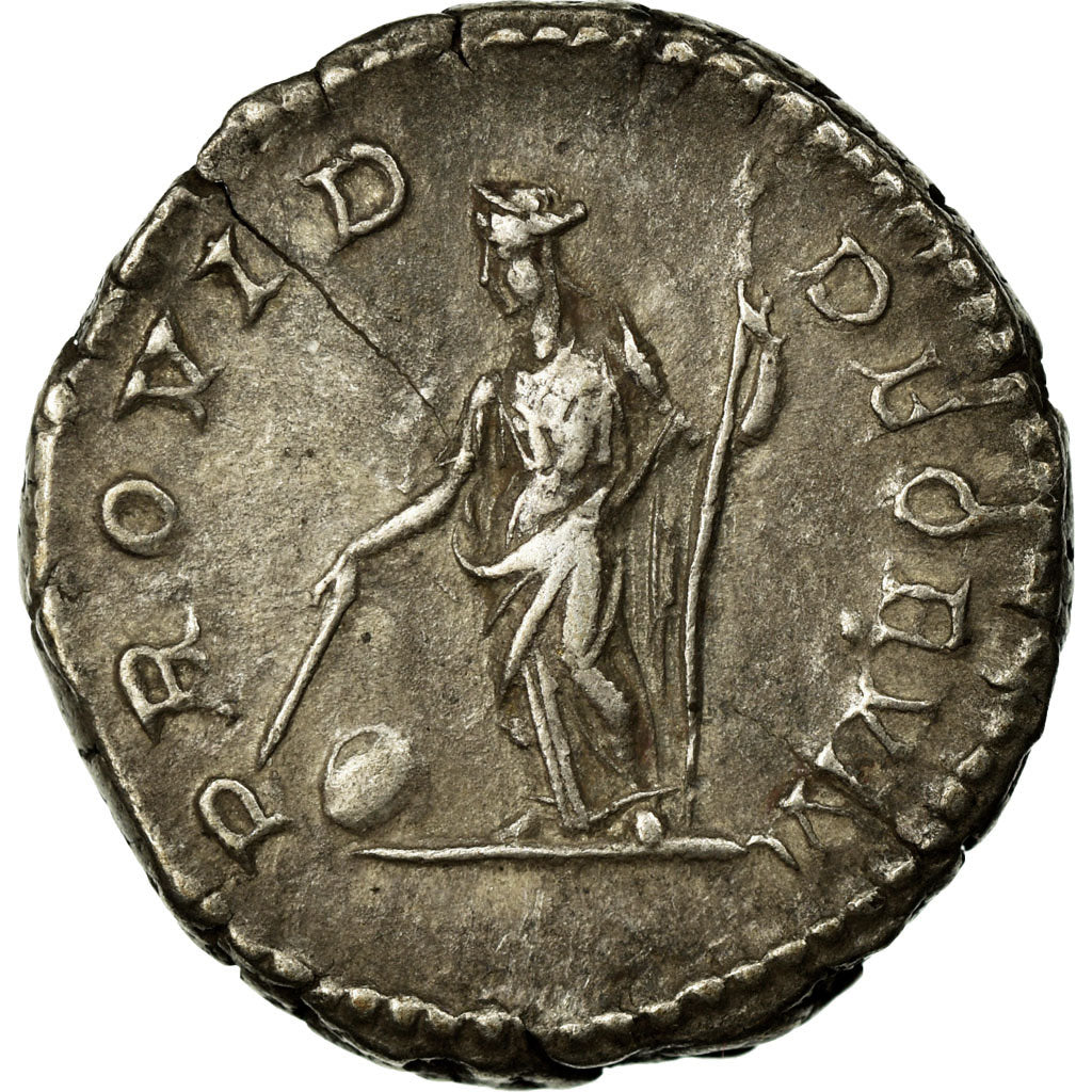 Acuñar, 
  
  Geta, 
  
  Denario