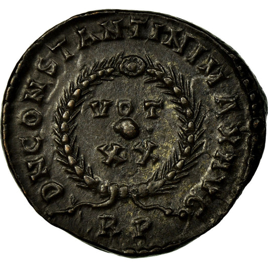 Acuñar, 
  
  Constantino I, 
  
  Follis