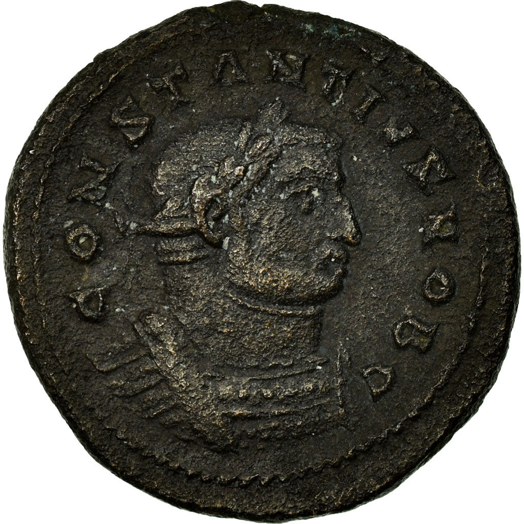 Acuñar, 
  
  Constancio I, 
  
  Follis