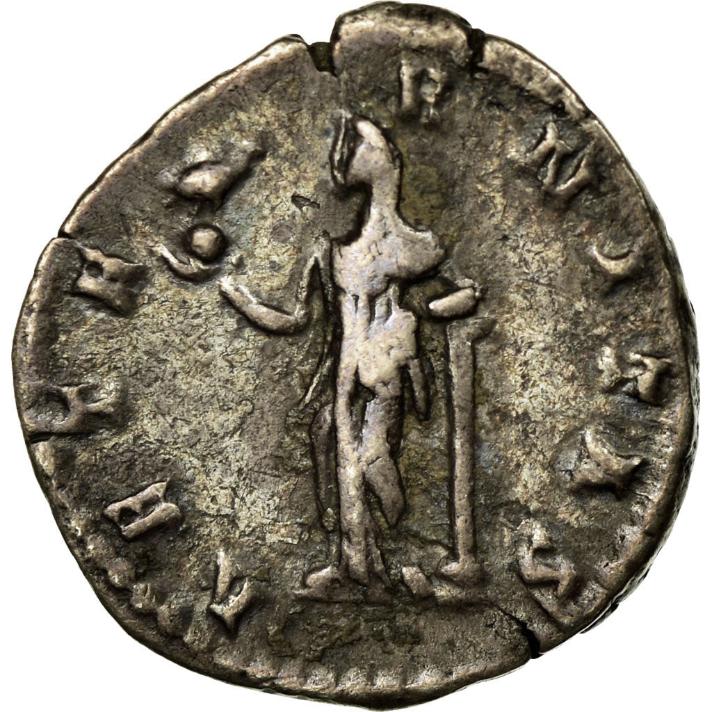 Acuñar, 
  
  Faustina II, 
  
  Denario