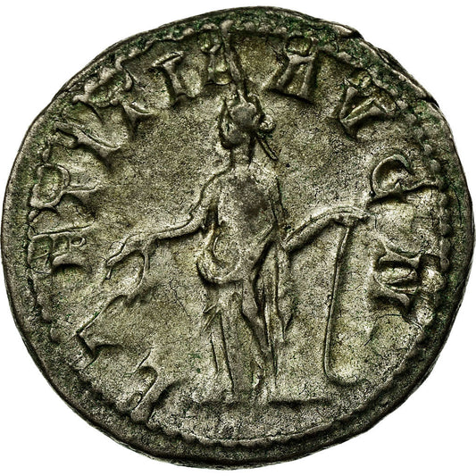 Acuñar, 
  
  Gordiano III, 
  
  Denario