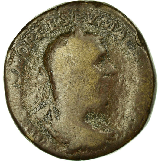 Acuñar, 
  
  Macrino, 
  
  Sestercio