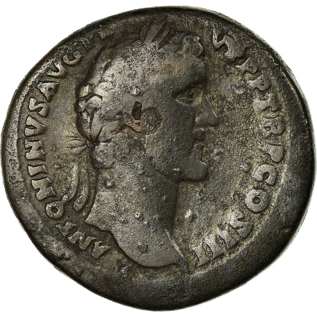 Acuñar, 
  
  Antonino Pío, 
  
  Sestercio