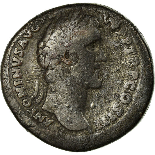 Acuñar, 
  
  Antonino Pío, 
  
  Sestercio