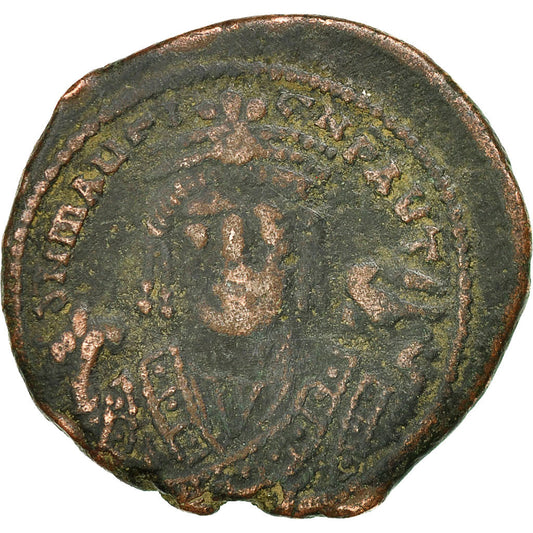 Mauricio Tiberio, 
  
  Follis, 
  
  594-595