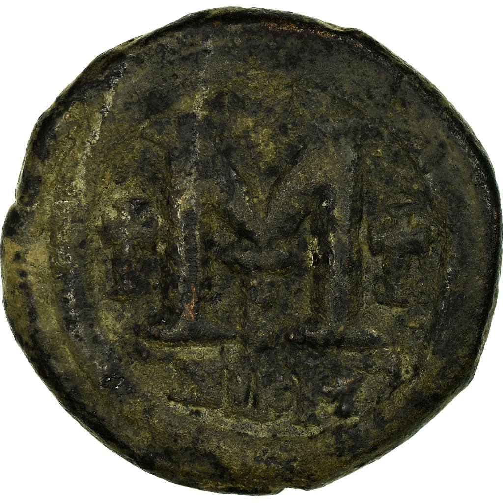 Acuñar, 
  
  Justiniano I, 
  
  Follis