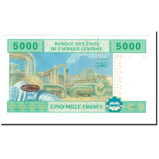 Billete de 5000 francos de los Estados de África Central