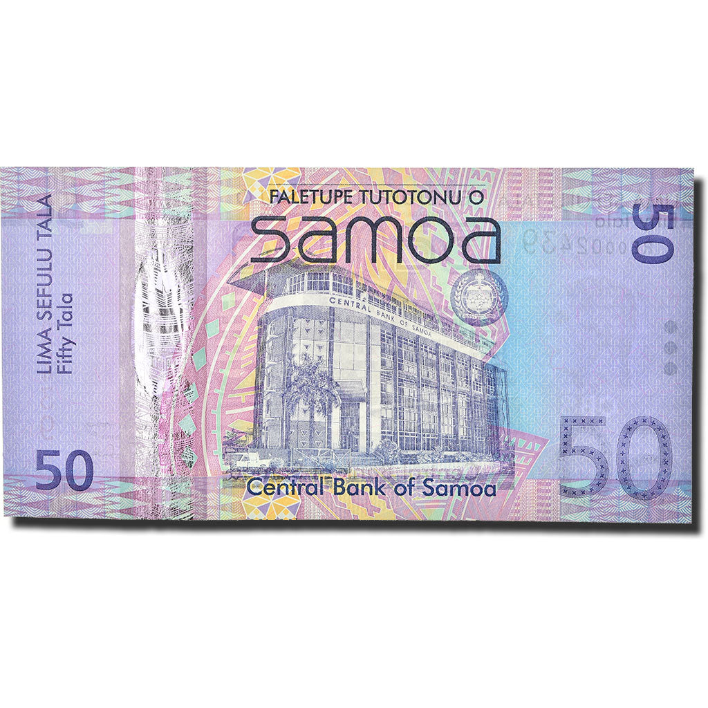 billete de banco, 
  
  Samoa Occidental, 
  
  50 talas