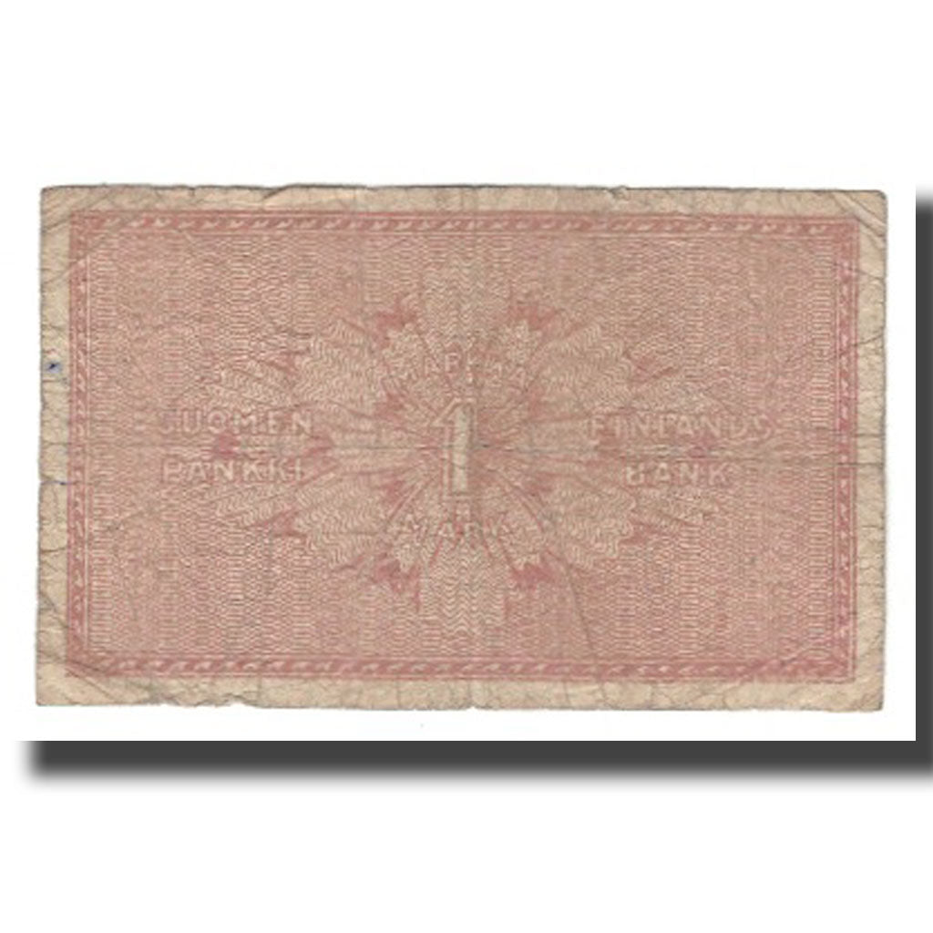 billete de banco, 
  
  Finlandia, 
  
  1 marca