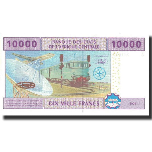 Billete de banco,

Estados de África Central,

10