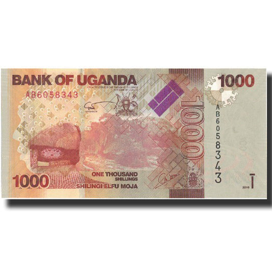 Billete de Uganda de 1000 chelines