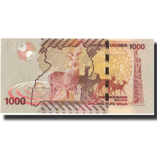 Billete de Uganda de 1000 chelines