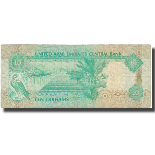 Billete de 10 dírhams de Emiratos Árabes Unidos