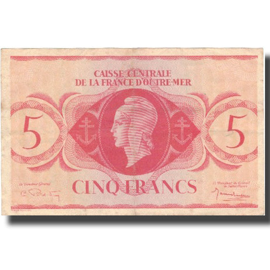 Billete de África Ecuatorial Francesa

5 francos