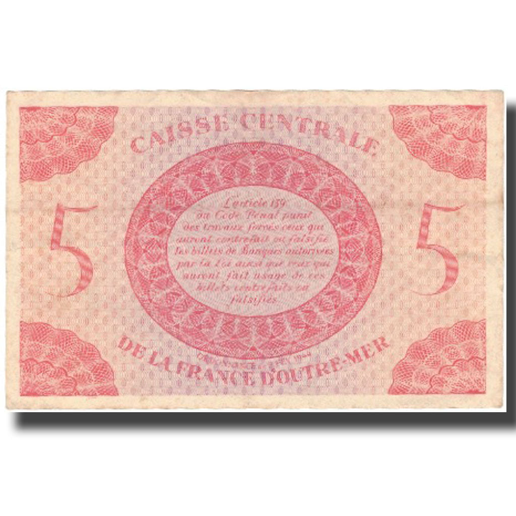 Billete de África Ecuatorial Francesa

5 francos
