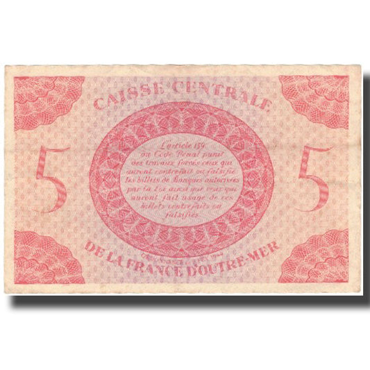 Billete de África Ecuatorial Francesa

5 francos