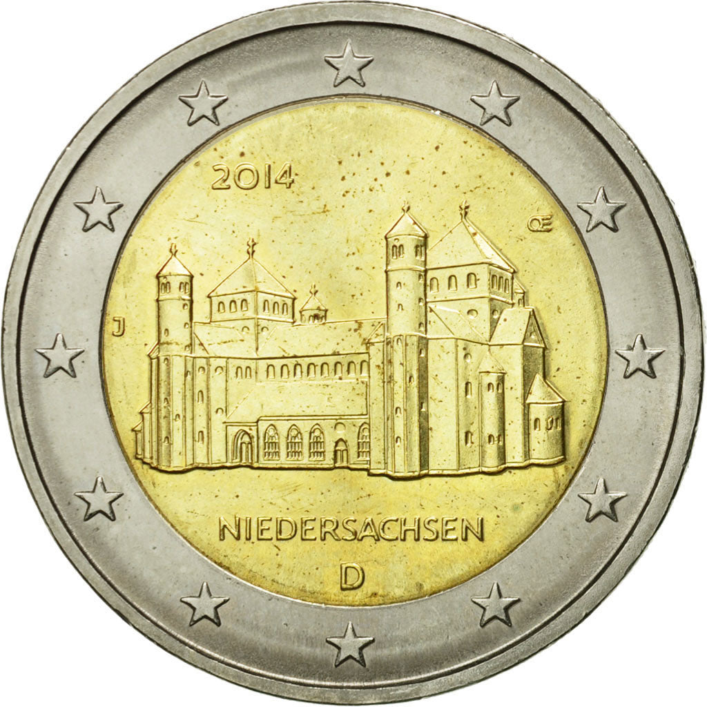 Alemania, 
  
  2 euros, 
  
  Iglesia de San Miguel