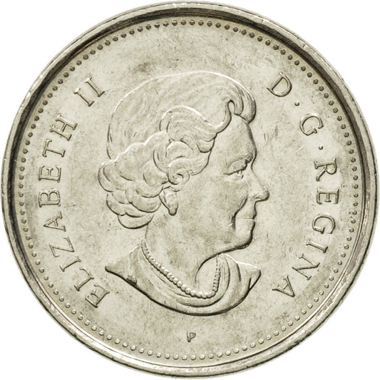 Moneda,

Canadá,

Isabel II