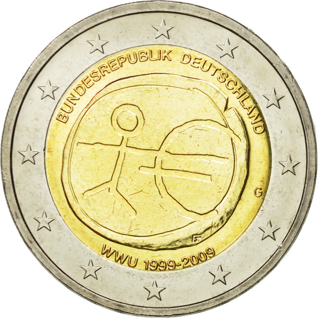 ALEMANIA - REPÚBLICA FEDERAL,

2 euros,

10.º aniversario del emú