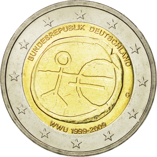 ALEMANIA - REPÚBLICA FEDERAL,

2 euros,

10.º aniversario del emú