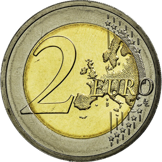 Luxemburgo, 
  
  2 euros, 
  
  Juan de Luxemburgo - Nassau