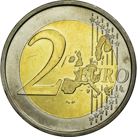 Luxemburgo,

2 euros,

25.º aniversario del Gran Duque Guillermo