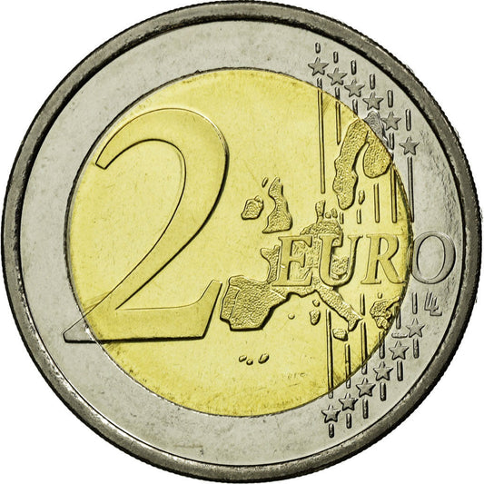 Luxemburgo, 
  
  2 euros, 
  
  50º del gran duque henri
