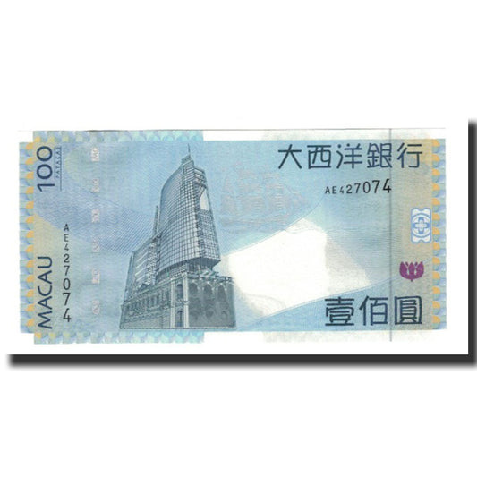 billete de banco, 
  
  Macao, 
  
  100 Patacas