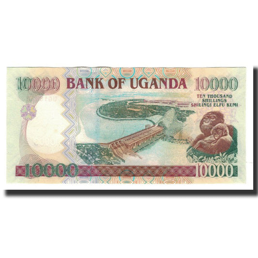 Billete de banco, 

Uganda, 

10