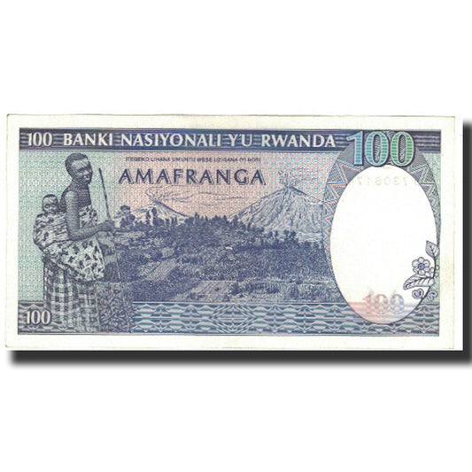 Billete de Ruanda

100 francos