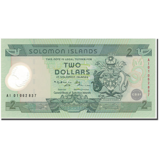 Billete de 2 dólares de las Islas Salomón