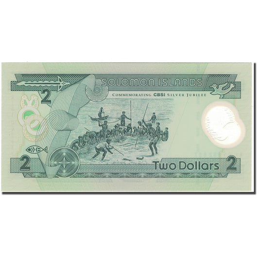 Billete de 2 dólares de las Islas Salomón