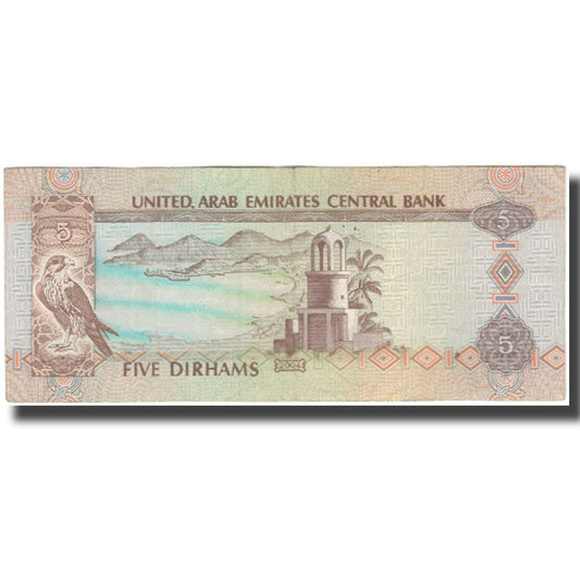 Billete de 5 dírhams

Emiratos Árabes Unidos