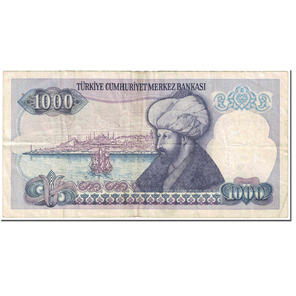 Billete de 1000 liras turcas