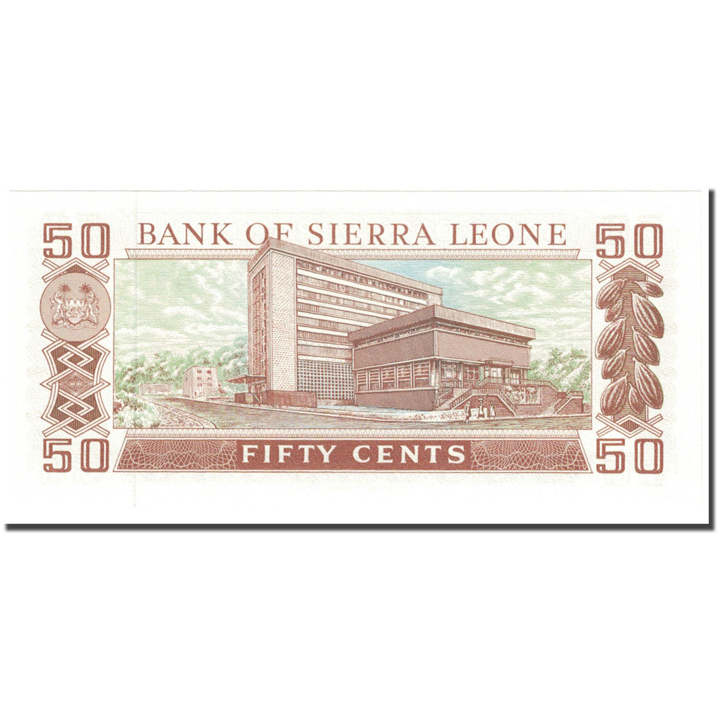 Billete de 50 céntimos de Sierra Leona