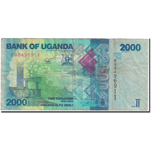 Billete de Uganda, 2000 chelines