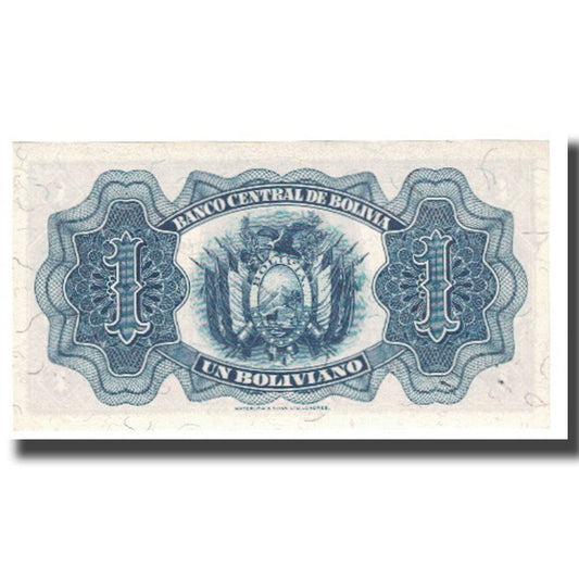 Billete, Bolivia, 1 Boliviano