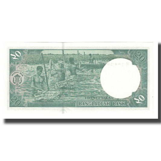 billete de banco, 
  
  Bangladesh, 
  
  20 takas