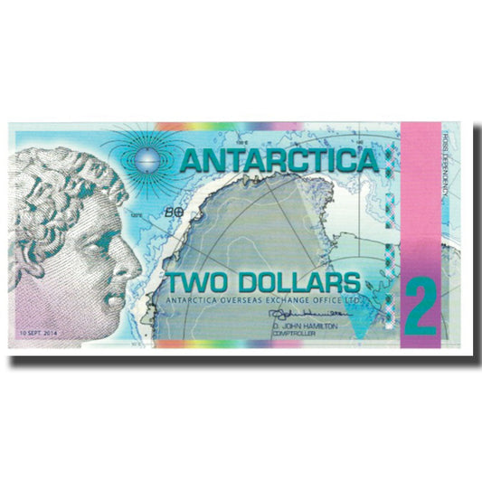 Billete de banco, Antártida, 2 dólares