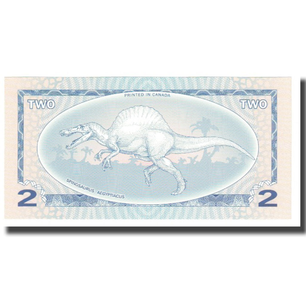 billete de banco, 
  
  Canadá, 
  
  2 dinara