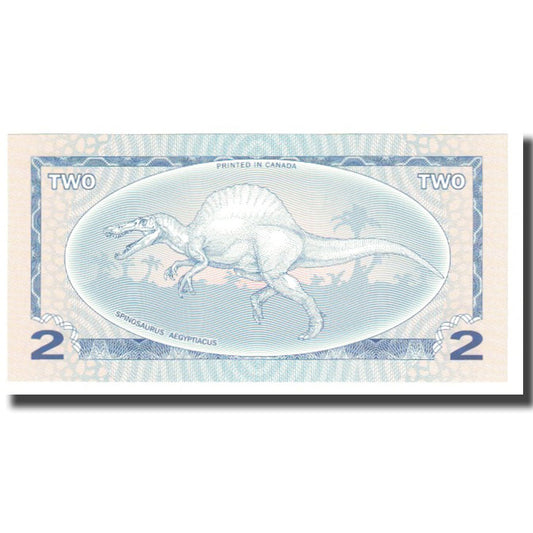 billete de banco, 
  
  Canadá, 
  
  2 dinara