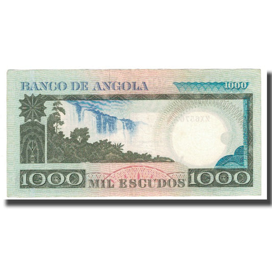 billete de banco, 
  
  Angola, 
  
  1000 escudos