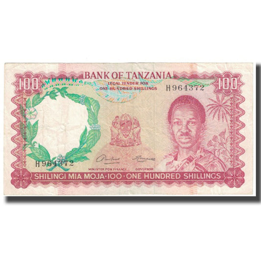 Tanzania, 

100 chelines, 

EF(40-45)