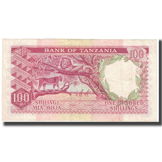 Tanzania, 

100 chelines, 

EF(40-45)