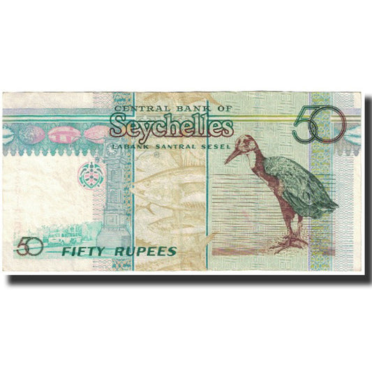 Billete de Seychelles, 50 rupias