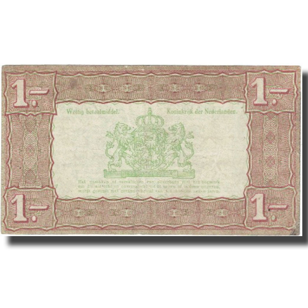billete de banco, 
  
  Países Bajos, 
  
  1 florín