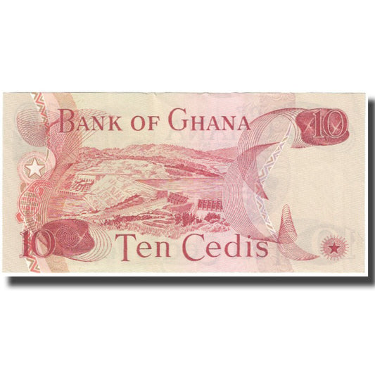 billete de banco, 
  
  Ghana, 
  
  10 cedis