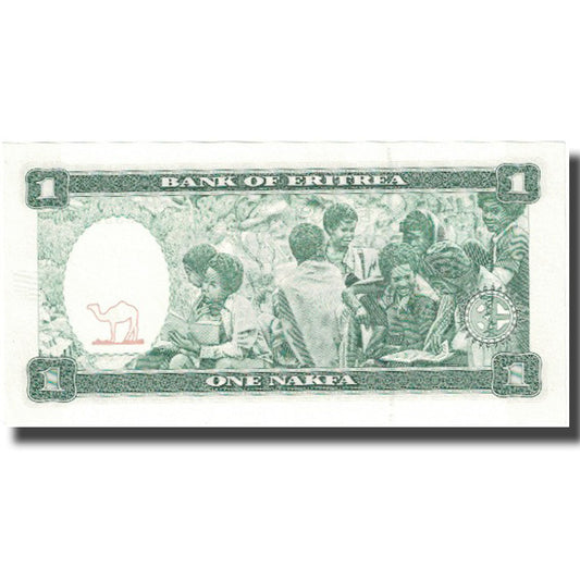 billete de banco, 
  
  Eritrea, 
  
  1 nakfa
